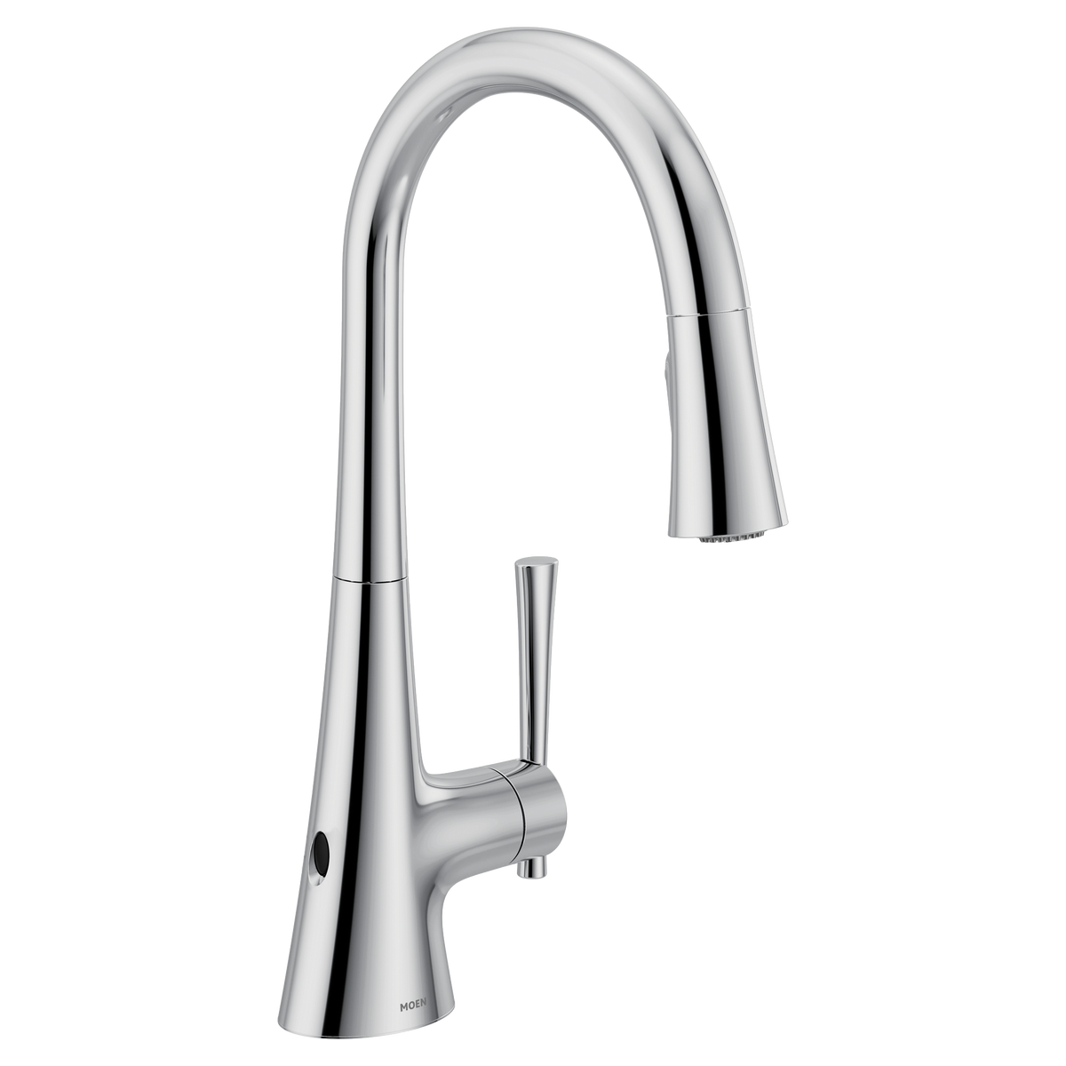 Moen Kurv MotionSense Wave Single-Handle High-Arc Single-Sensor Pulldown Kitchen Faucet 9126EW in Chrome (9126EWC)