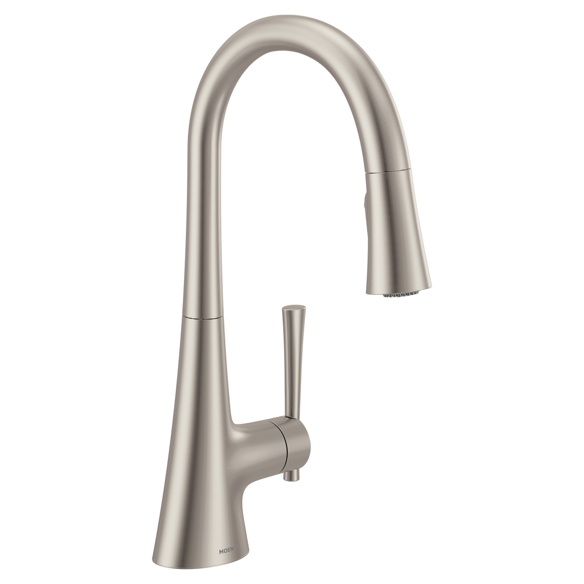 Moen Kurv Single-Handle High-Arc Pulldown Kitchen Faucet 9126 in Spot Resist Stainless (9126SRS)