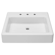 DXV Oak Hill 24 in. Sink, 3-Hole in Canvas White (D20161008.415)