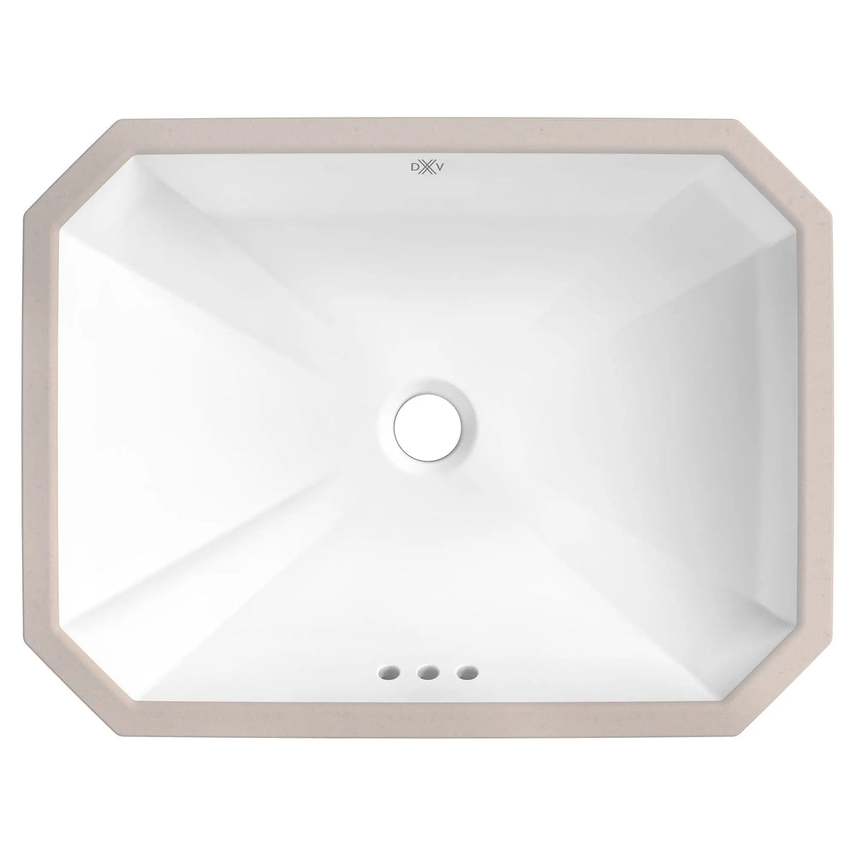DXV Belshire Rectangle Sink in Canvas White (D20205000.415)