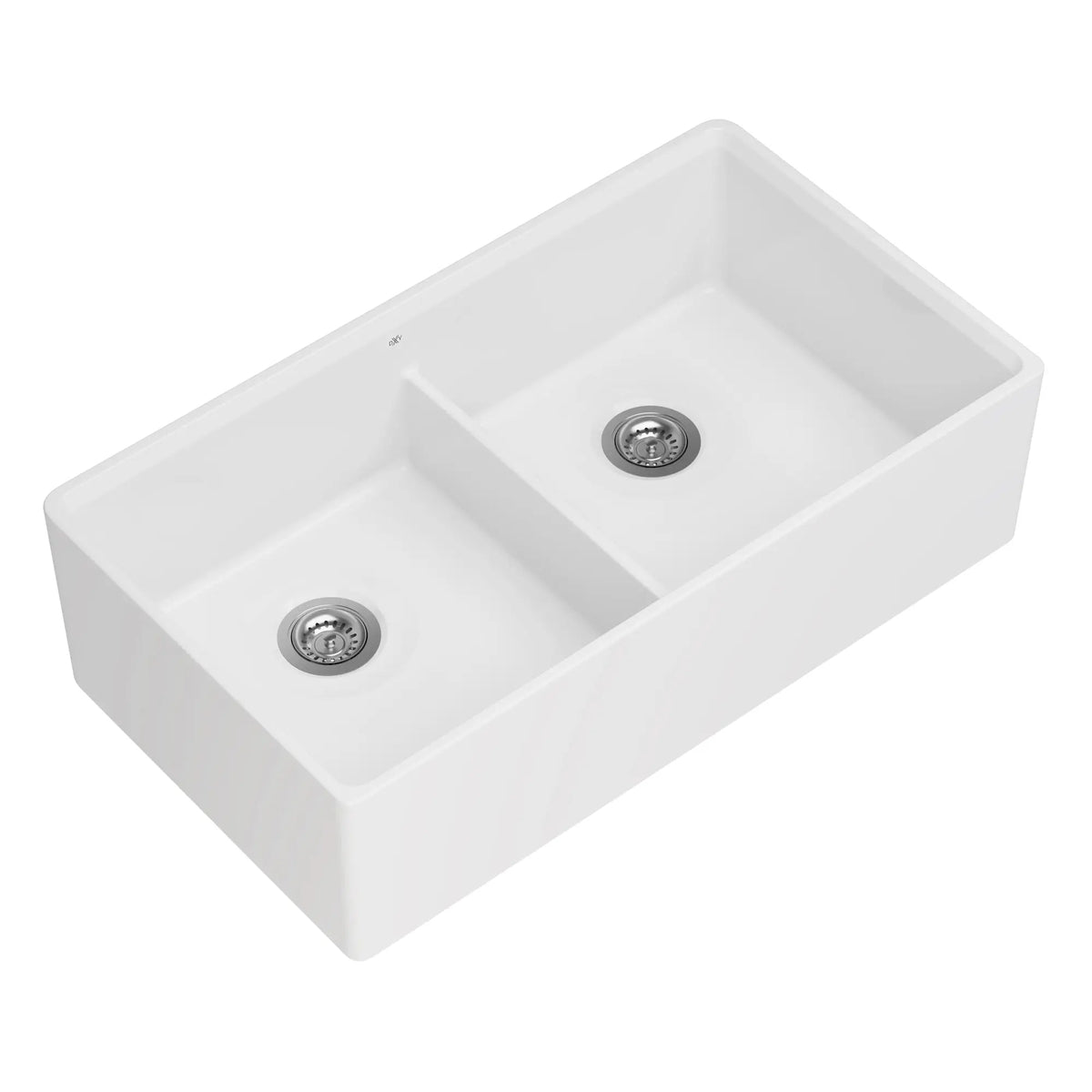 DXV Etre 36 in. Double Apron Kitchen Sink in Canvas White (D21180DB3620.415)
