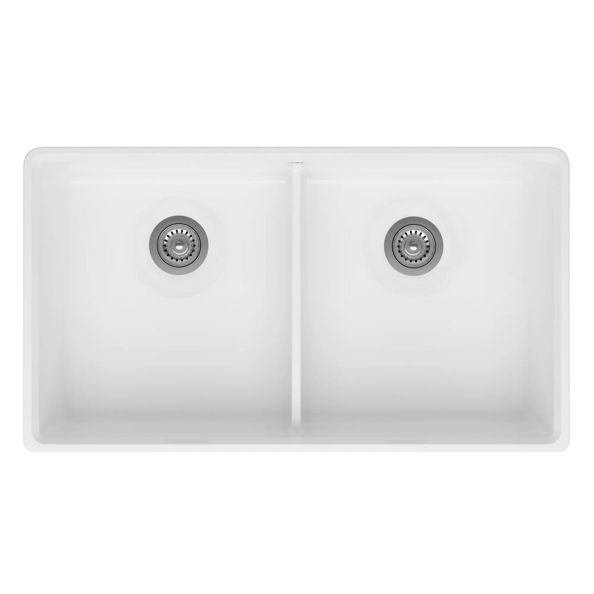 DXV Etre 36 in. Double Apron Kitchen Sink in Canvas White (D21180DB3620.415) - view 2
