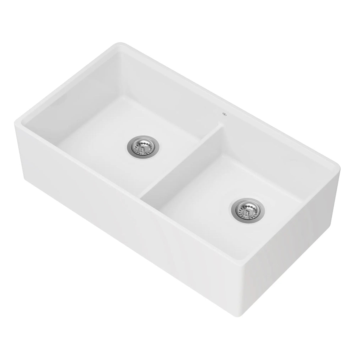 DXV Etre 36 in. Double Apron Kitchen Sink in Canvas White (D21180DB3620.415) - view 3