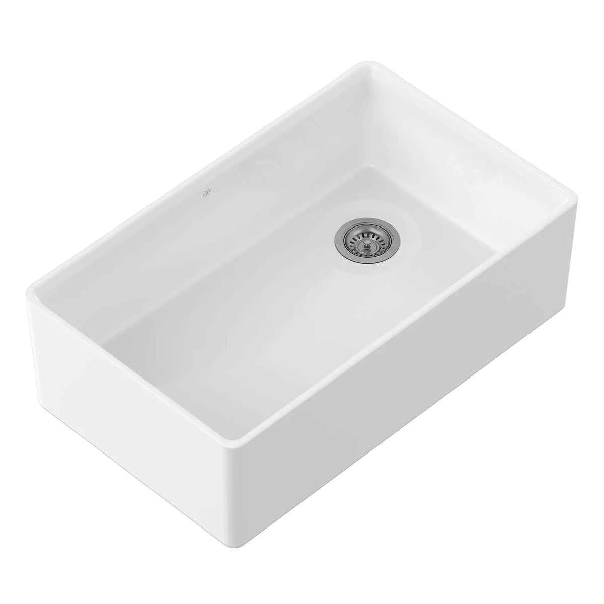 DXV Etre 33 in. Apron Kitchen Sink with Offset Drain in Canvas White (D21180SB3320.415)