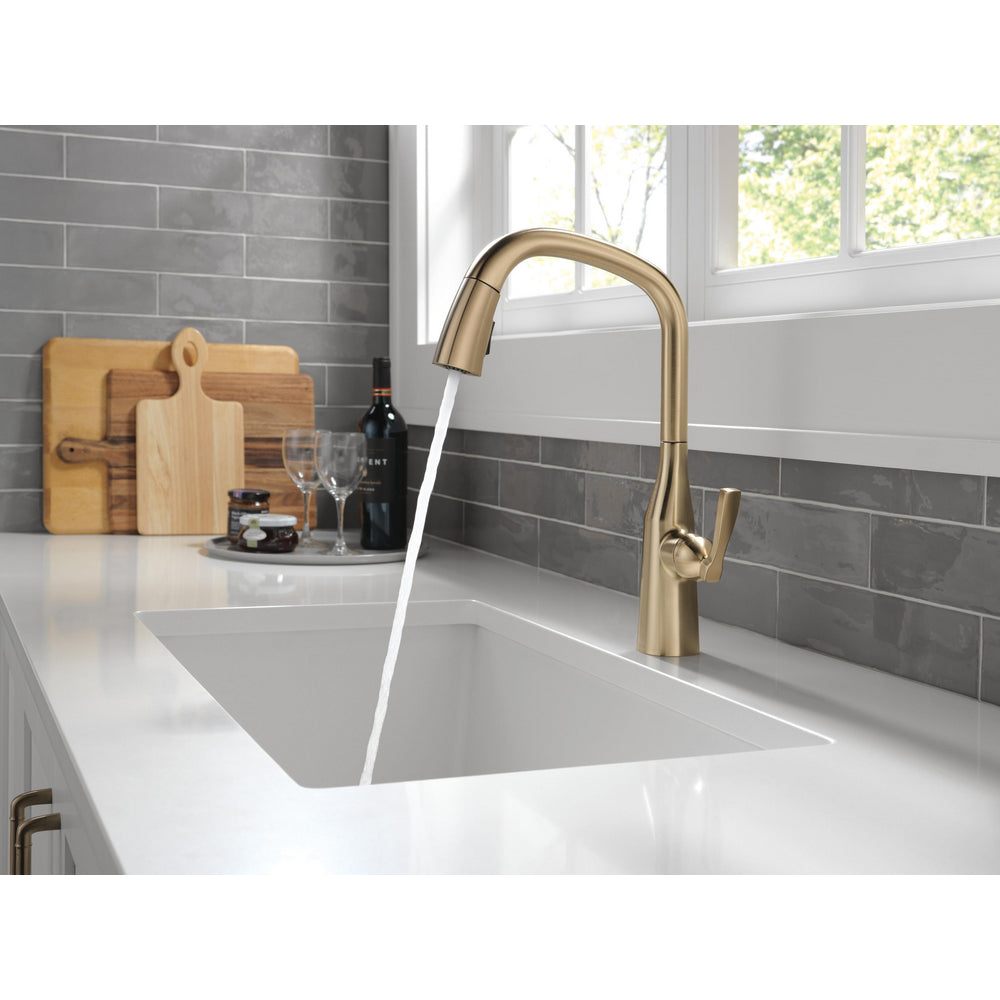 Delta Stryke Single Handle Pull Down Kitchen Faucet