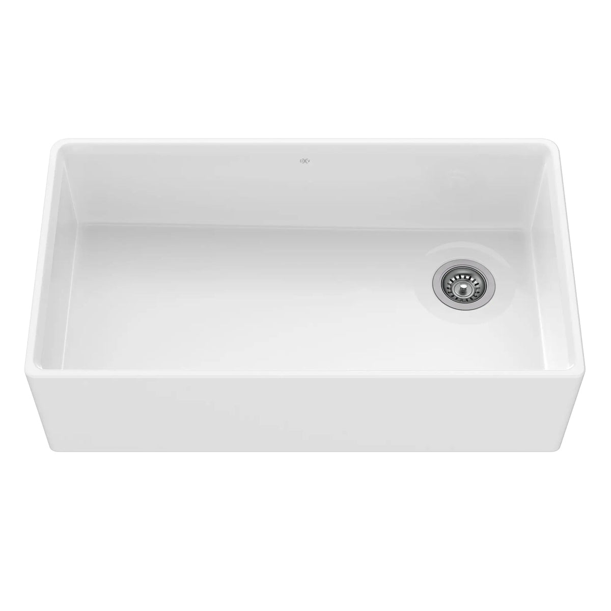 DXV Etre 36 in. Apron Kitchen Sink with Offset Drain in Canvas White (D21180SB3620.415)
