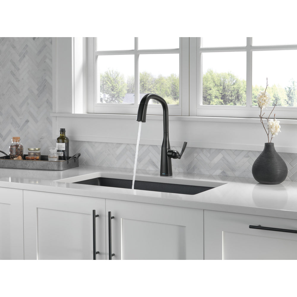 Delta Stryke Touch2O Pull-Down Kitchen 1L - Matte Black