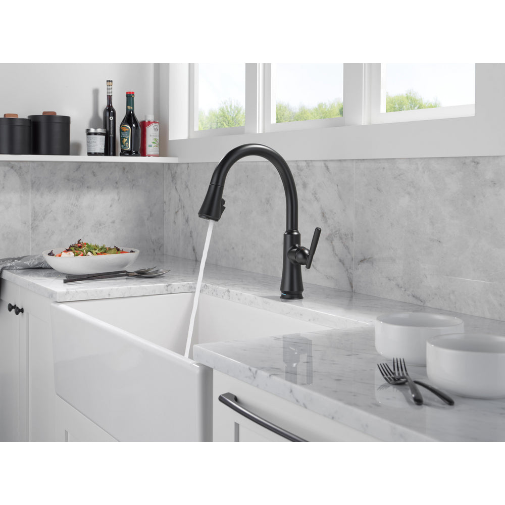Delta Coranto Pulldown Touchless Kitchen Faucet Ar - Matte Black