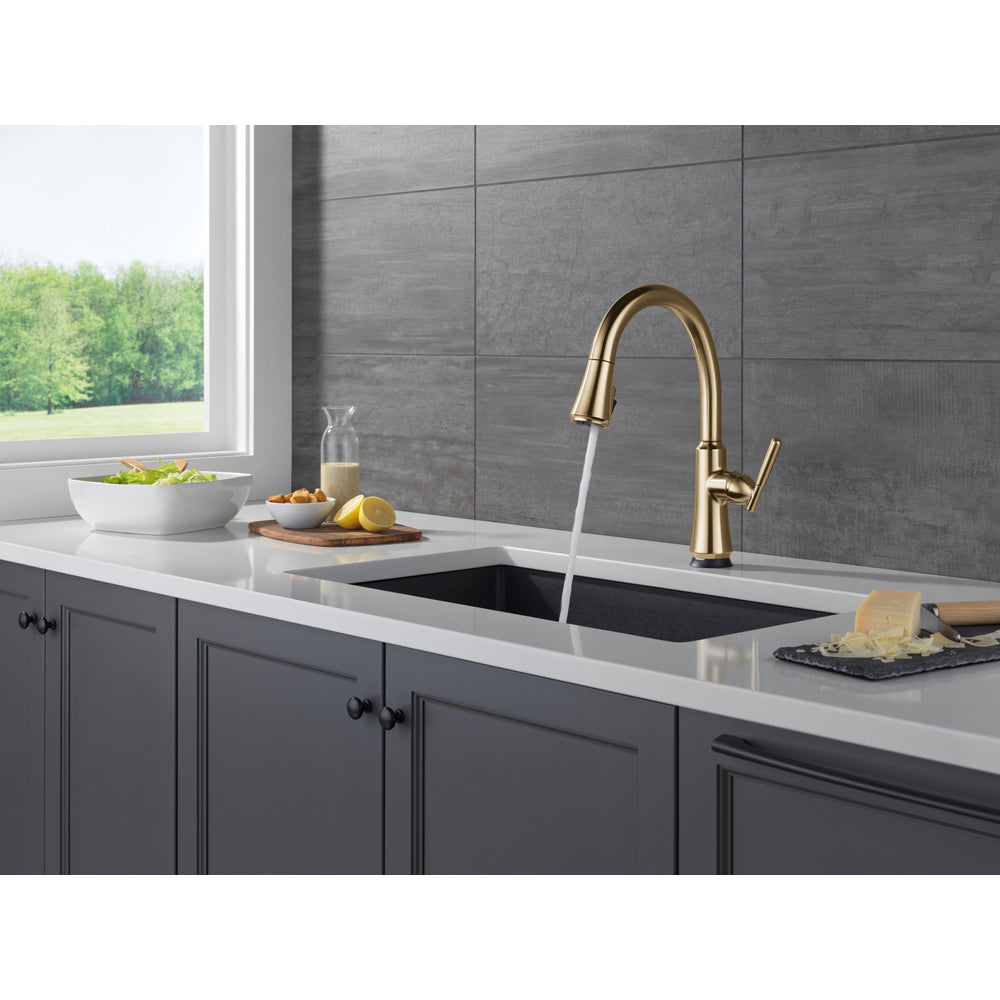 Delta Coranto Pulldown Touchless Kitchen Faucet Ar - Champagne Bronze