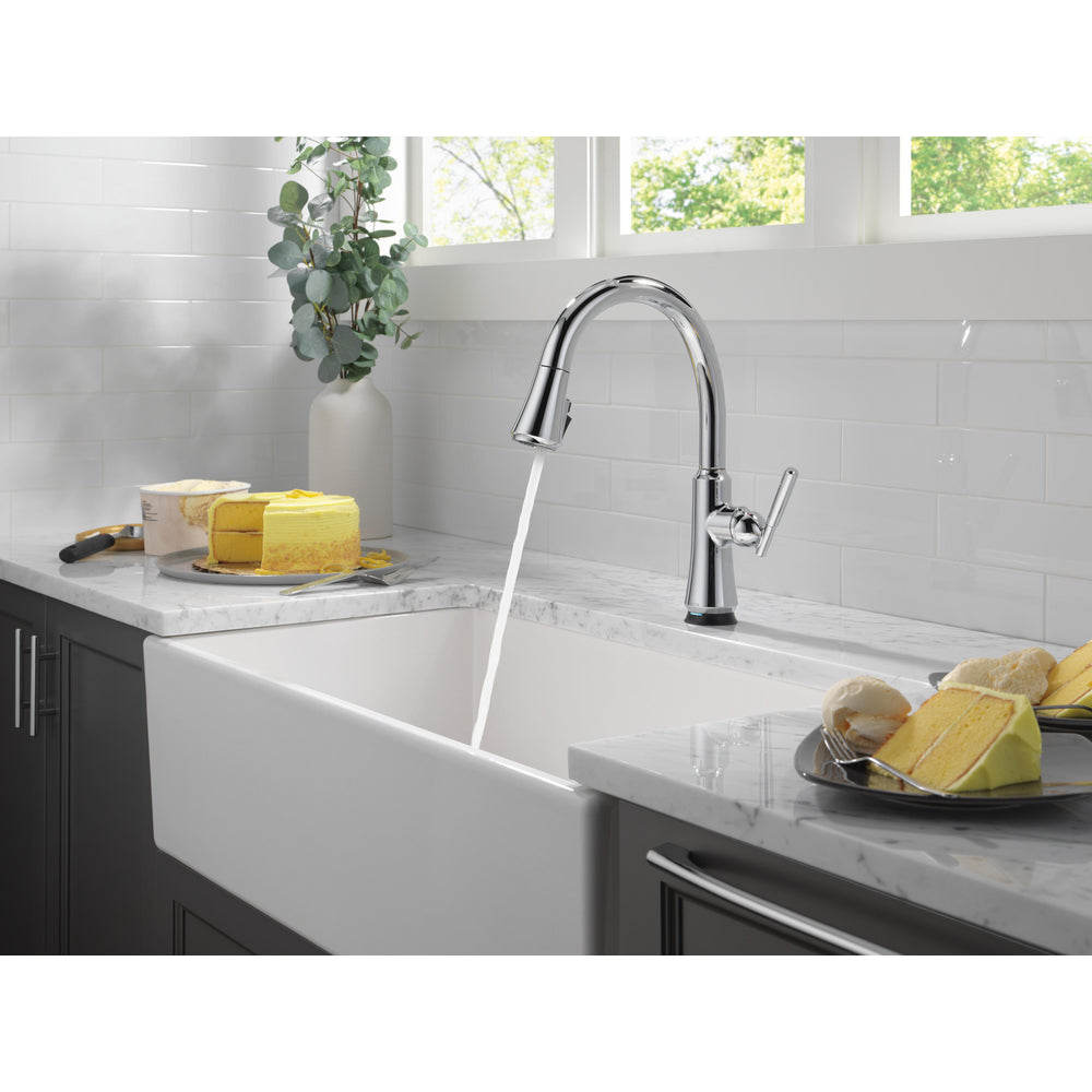 Delta Coranto Pulldown Touchless Kitchen Faucet Ar - Chrome