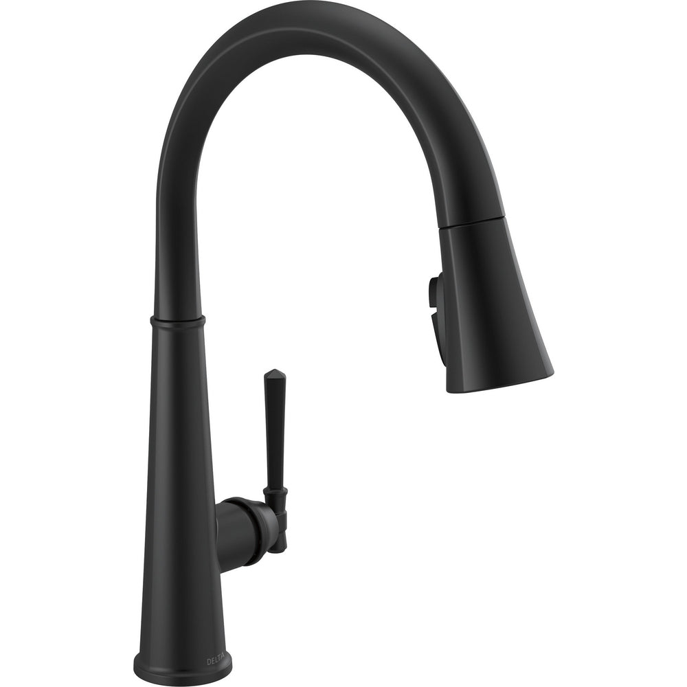 Delta Emmeline Shieldspray Pull-Down Kitchen Faucet 1L - Matte Black
