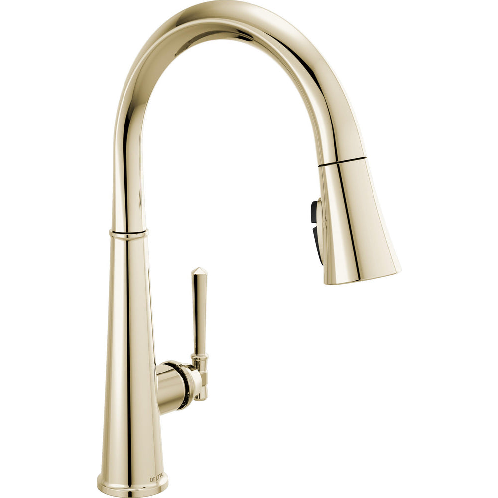 Delta Emmeline Shieldspray Pull-Down Kitchen Faucet 1L - Polished Nickel
