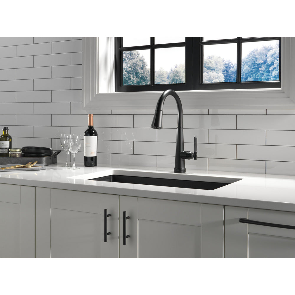 Delta Emmeline Touch 2O Pull-Down Kichen Faucet 1L - Matte Black