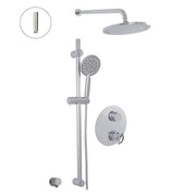 ALT 1840 Thermostatic Shower System – 2 Functions 91882 in Polished Chrome