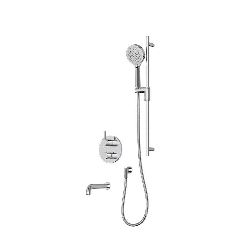 Rubi Vertigo 1/2" Thermostatic Shower Set RVT2A21-00N