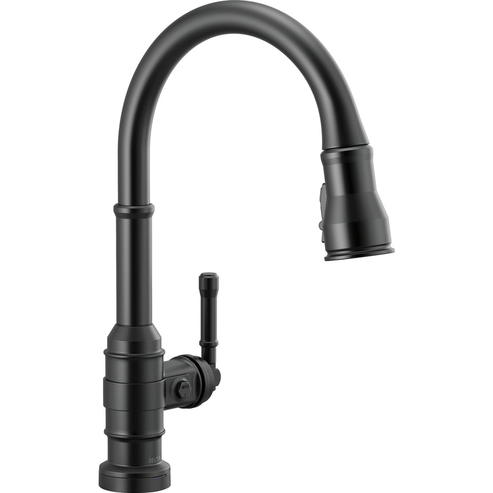 Delta Broderick Touch2O Pull-Down Kitchen With Shieldspray - Matte Black