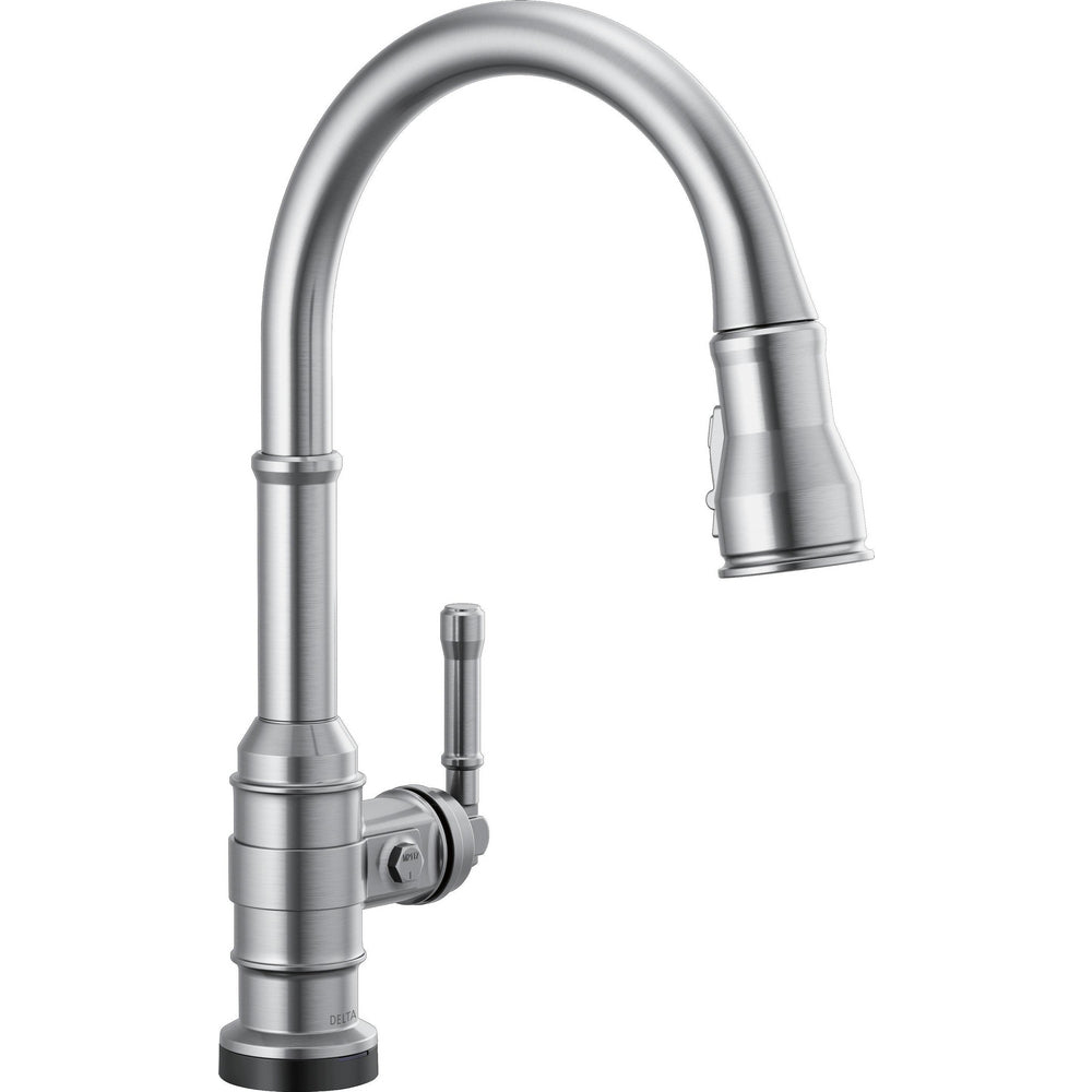 Delta Broderick Touchless Kitchen Pulldown - Arctic Stainless