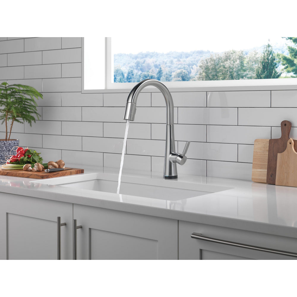 Delta Monrovia Single Handle Pull-Down Kitchen 9191T-DST - Arctic Stainless