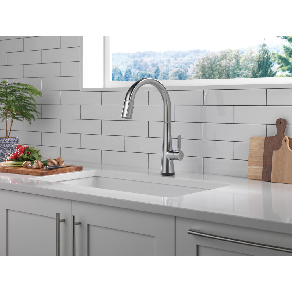 Delta Monrovia Single Handle Pull-Down Kitchen 9191T-DST - Arctic Stainless