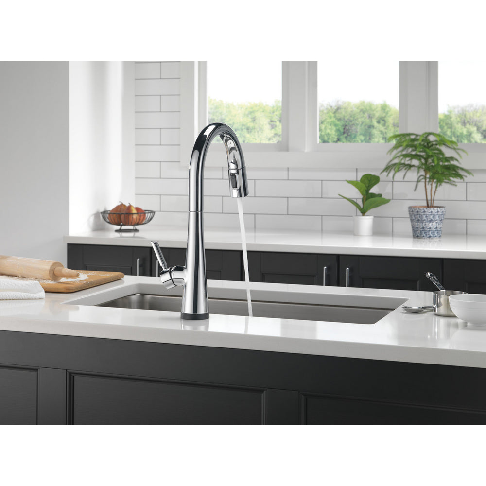 Delta Monrovia Single Handle Pull-Down Kitchen 9191T-DST - Chrome