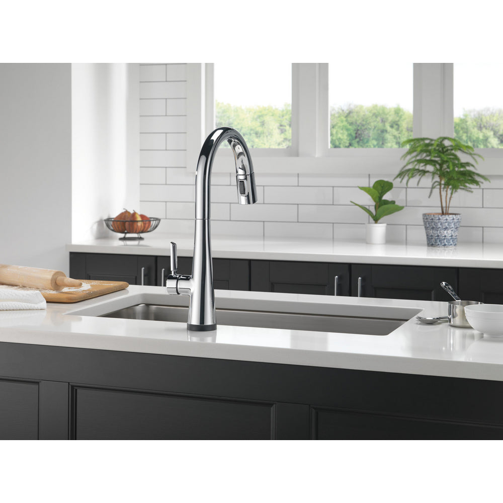 Delta Monrovia Single Handle Pull-Down Kitchen 9191T-DST - Chrome