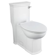 DXV Wyatt One-Piece Chair Height Right-Hand Trip Lever Elongated Toilet with Seat in Canvas White (D22005C102.415)