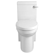 DXV Cossu One-Piece Chair Height Right-Hand Trip Lever Elongated Toilet with Seat in Canvas White (D22015F102.415)
