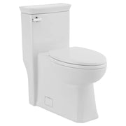 DXV Belshire One-Piece Chair Height Elongated Toilet with Seat in Canvas White (D22025A101.415)
