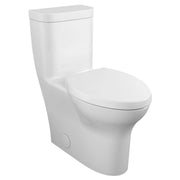 DXV Equility One-Piece Chair Height Right-Hand Trip Lever Elongated Toilet with Seat in Canvas White (D22690A108.415)