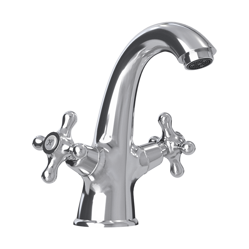 Rubi Jade Single-Hole Bathroom Faucet Without Drain Chrome RJA11WDCC