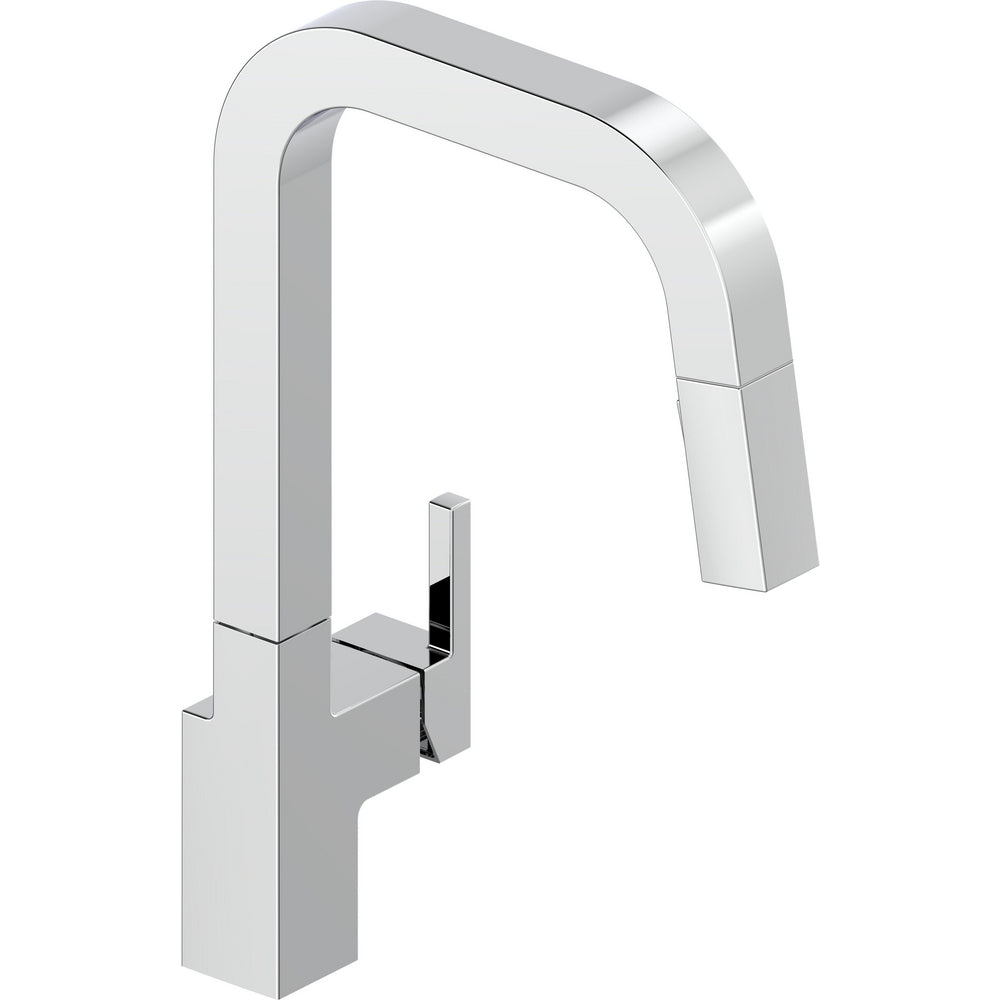 Delta Junction Single Handle Pull Down Kitchen Faucet - Chrome