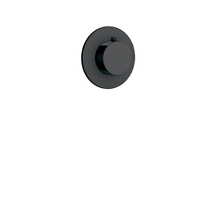ALT Round Trim Set for Independent Diverter – 3-Way Non-Shared 93431 in Electro Black