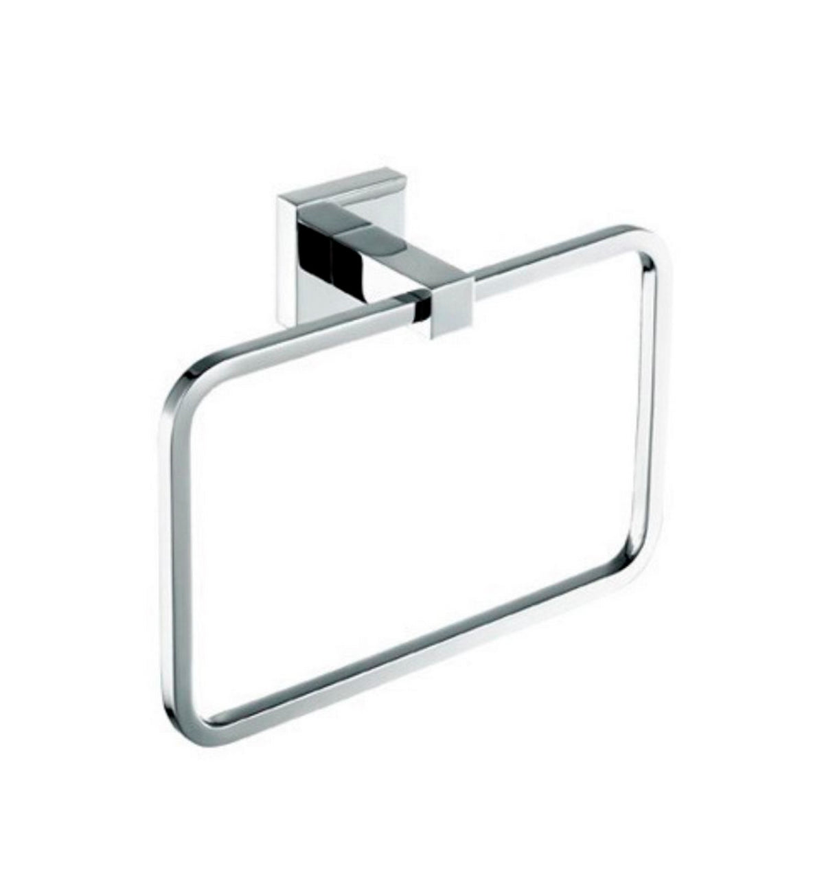 Kube Bath Aqua Piazza by KubeBath Towel Ring - Chrome (93602)