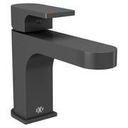 DXV Equility Single Handle Bathroom Faucet with Indicator Markings and Lever Handle in Matte Black (D35109100RB.243)