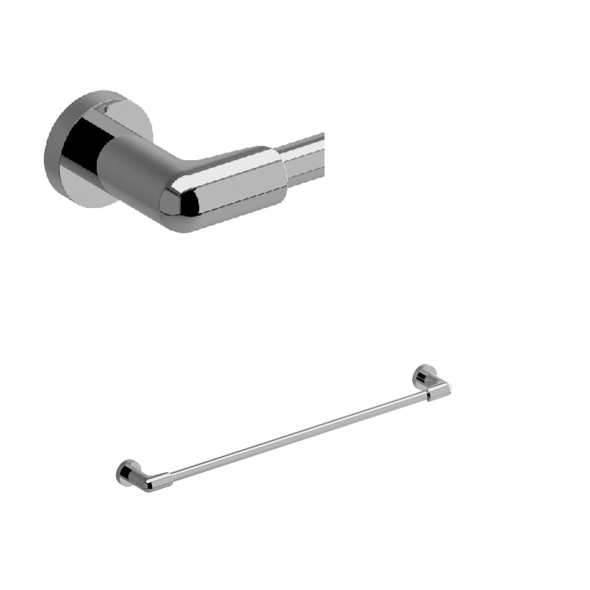 Riobel Parabola 24" Towel Bar - Chrome (PB5C)