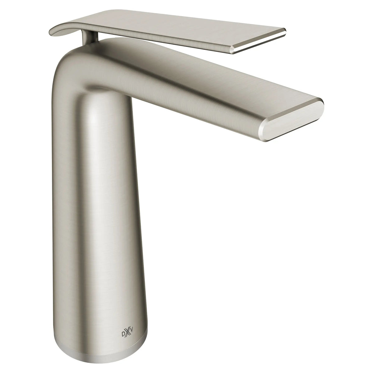 DXV Modulus Single Handle Vessel Bathroom Faucet with Lever Handle in Brushed Nickel (D35120152.144)