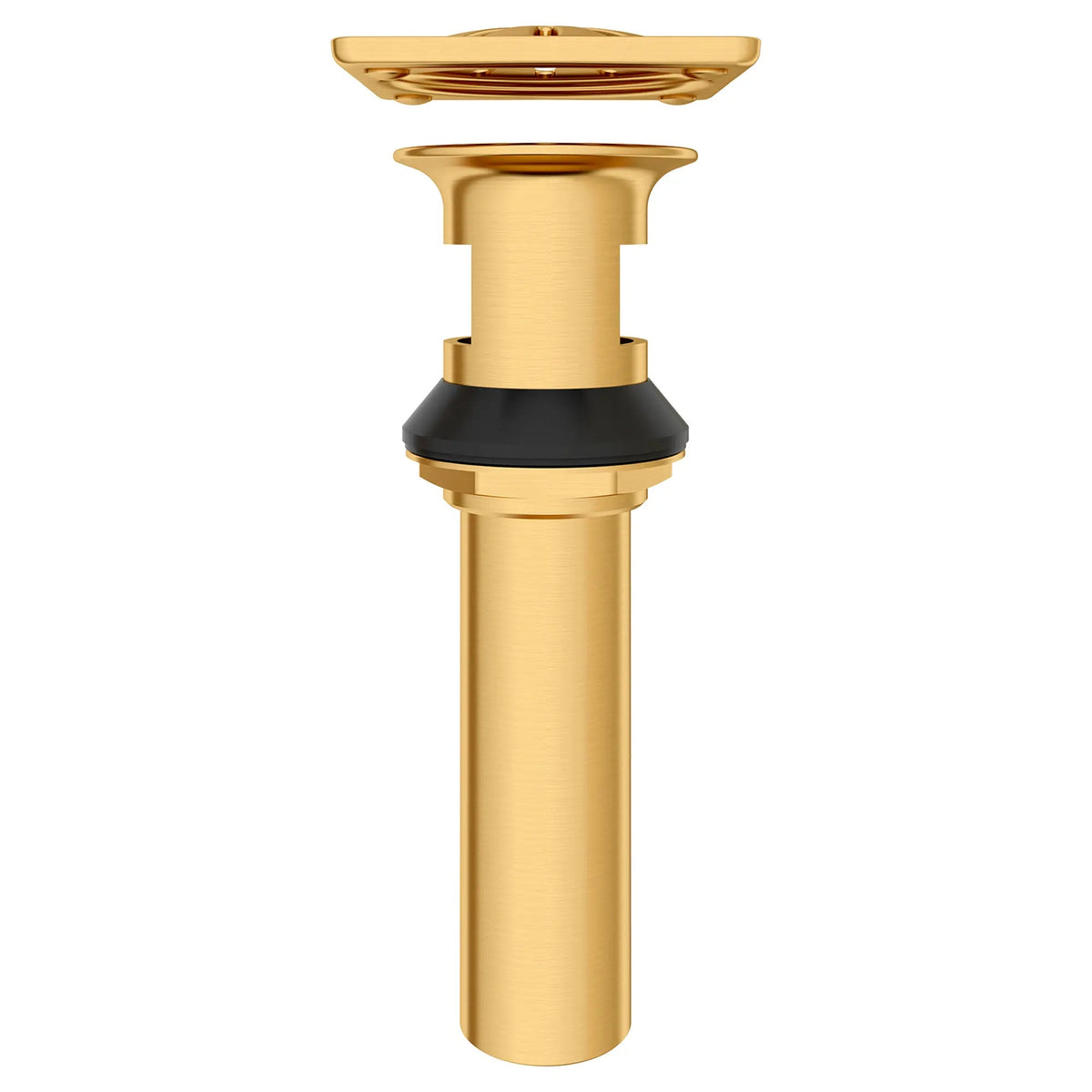 DXV Oak Hill Grid Drain with Decorative Cover in Satin Brass (D35155040.427)