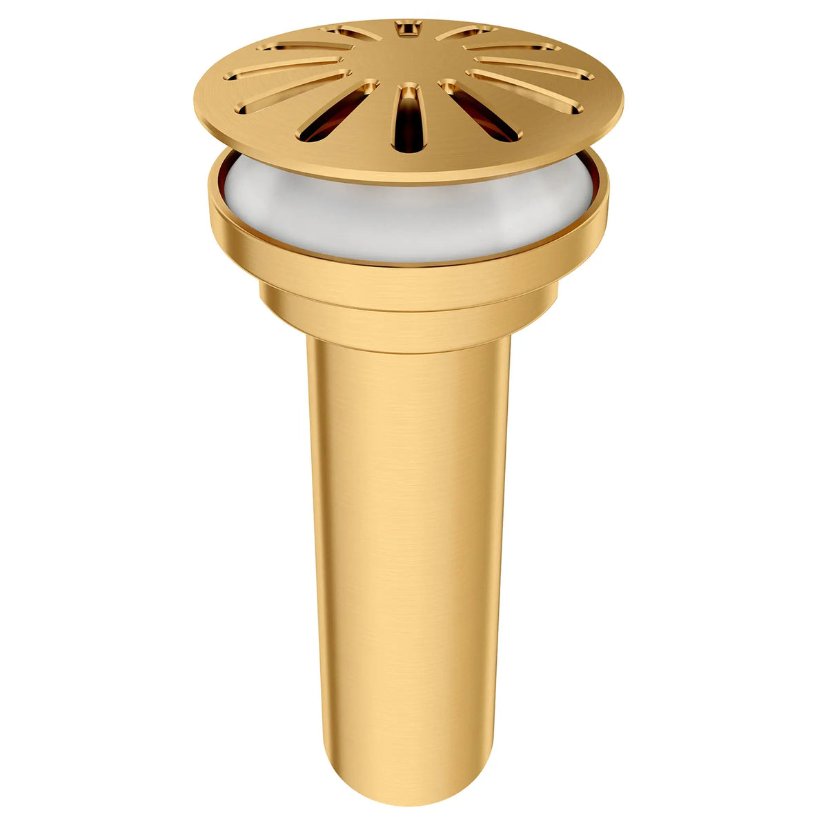 DXV Oak Hill Grid Drain in Satin Brass (D35155460.427) - view 2