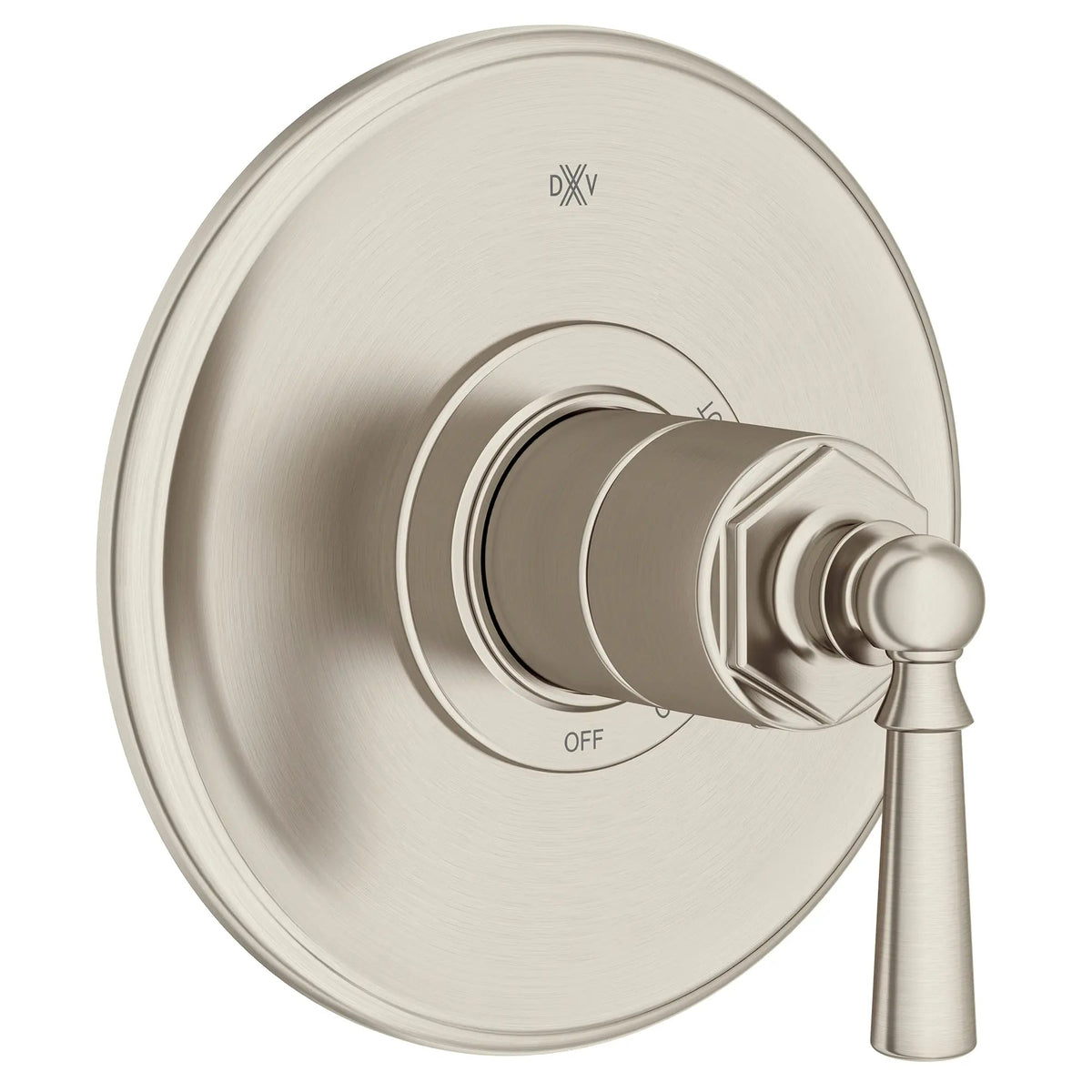 DXV Oak Hill Single Handle Pressure Balance Valve Trim Only with Lever Handle in Brushed Nickel (D35155500.144) - view 2