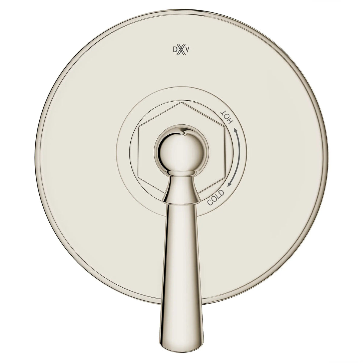 DXV Oak Hill Single Handle Pressure Balance Valve Trim Only with Lever Handle in Platinum Nickel (D35155500.150)