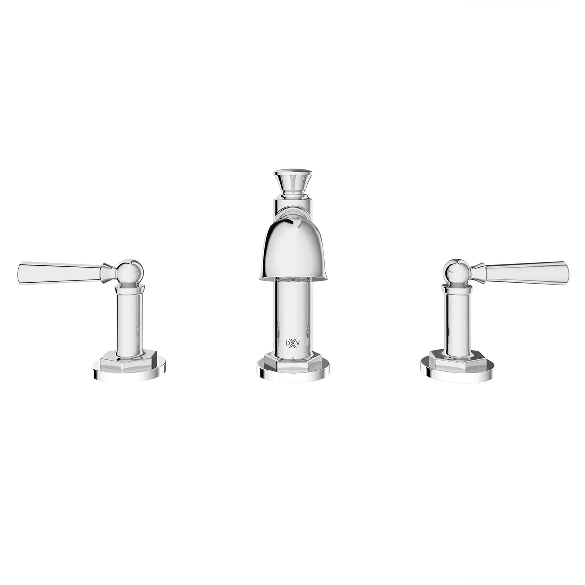 DXV Oak Hill High Spout Widespread With Lever Handles in Polished Chrome (D35155800.100) - view 2