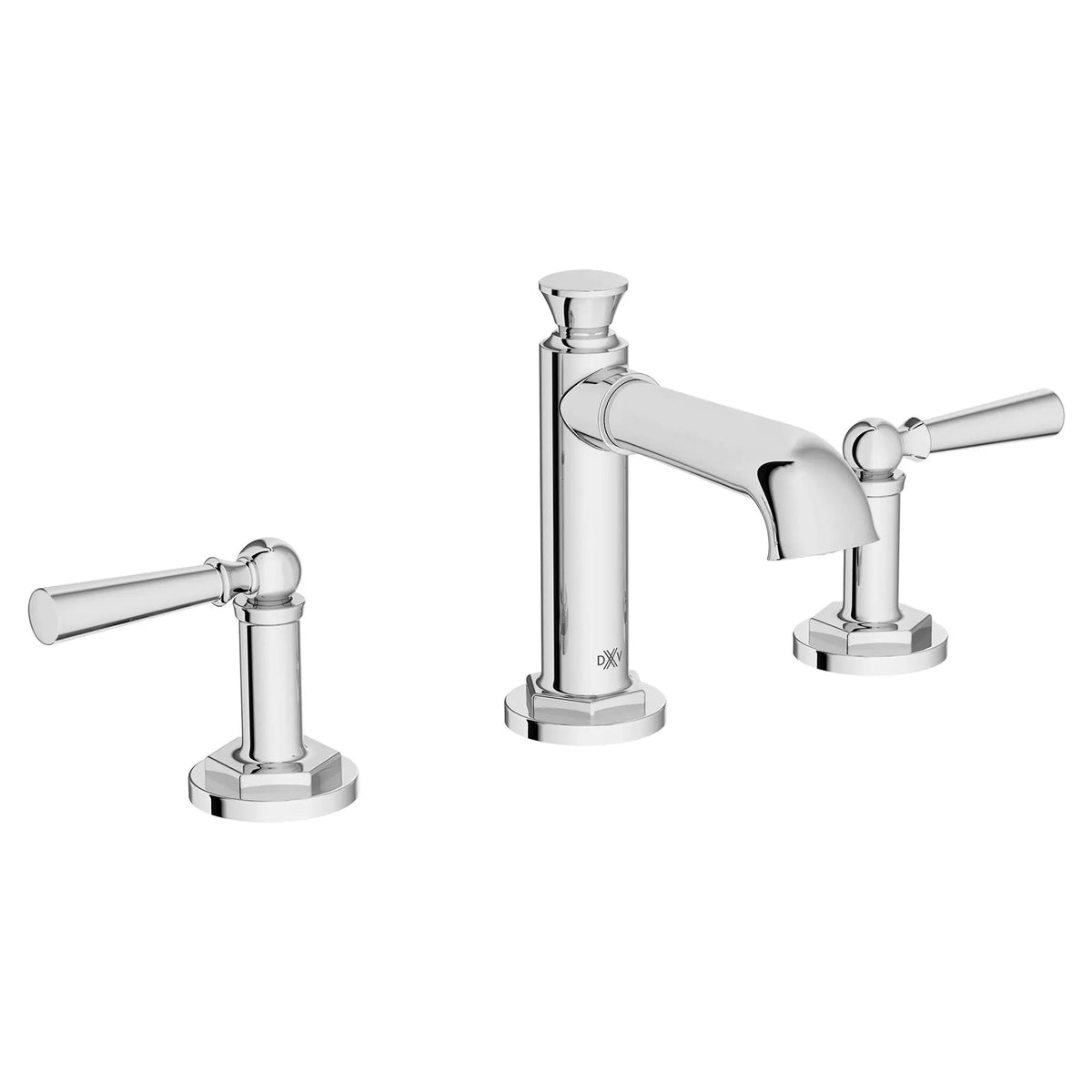 DXV Oak Hill High Spout Widespread With Lever Handles in Polished Chrome (D35155800.100) - view 3