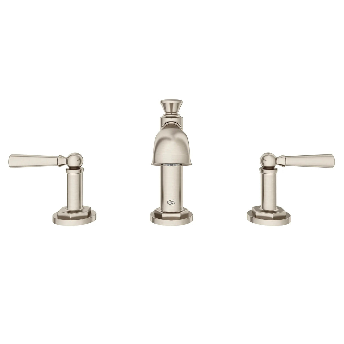 DXV Oak Hill High Spout Widespread With Lever Handles in Brushed Nickel (D35155800.144) - view 2