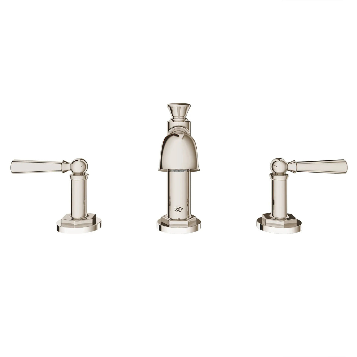 DXV Oak Hill High Spout Widespread With Lever Handles in Platinum Nickel (D35155800.150) - view 3