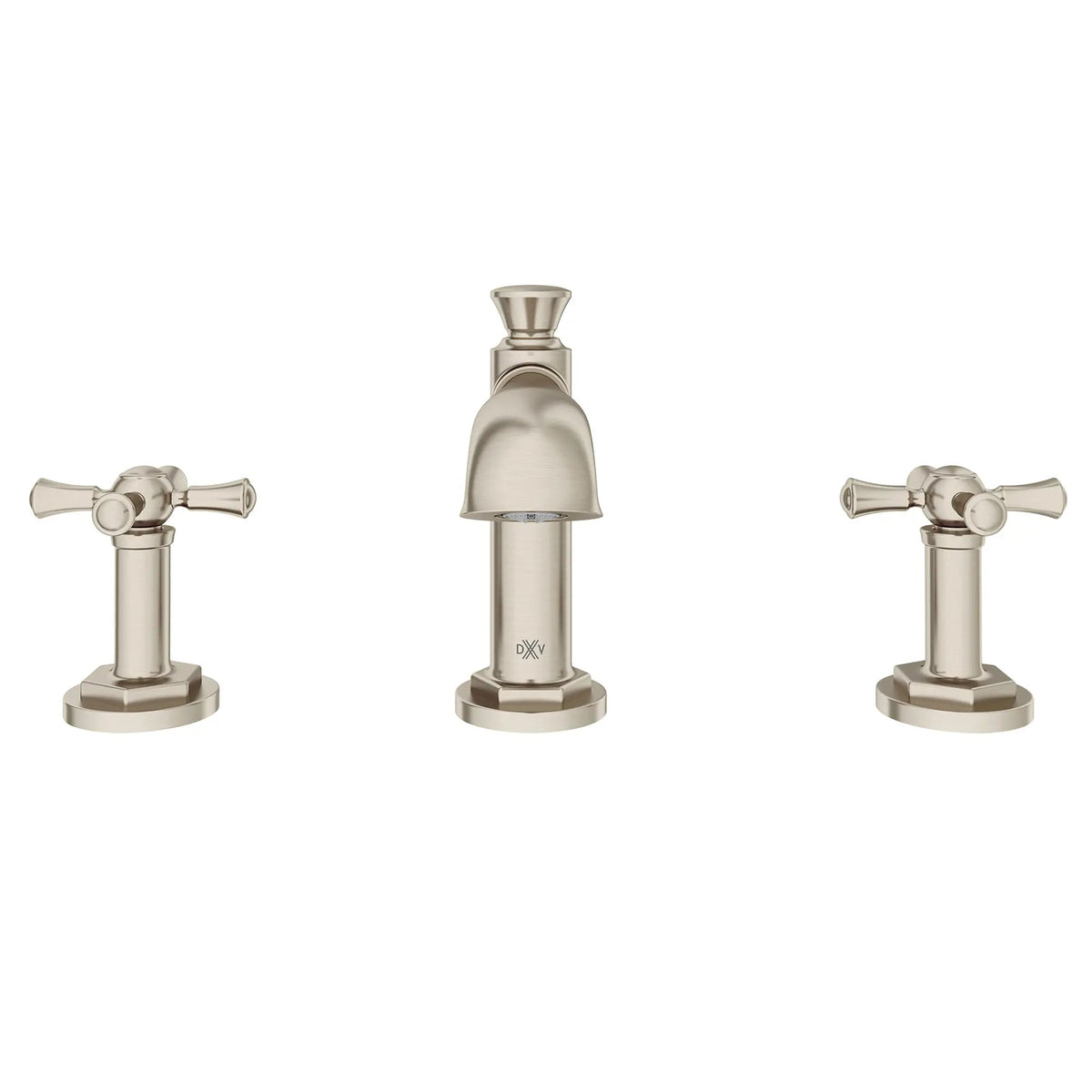 DXV High Spout Widespread With Cross Handles in Brushed Nickel (D35155840.144) - view 2