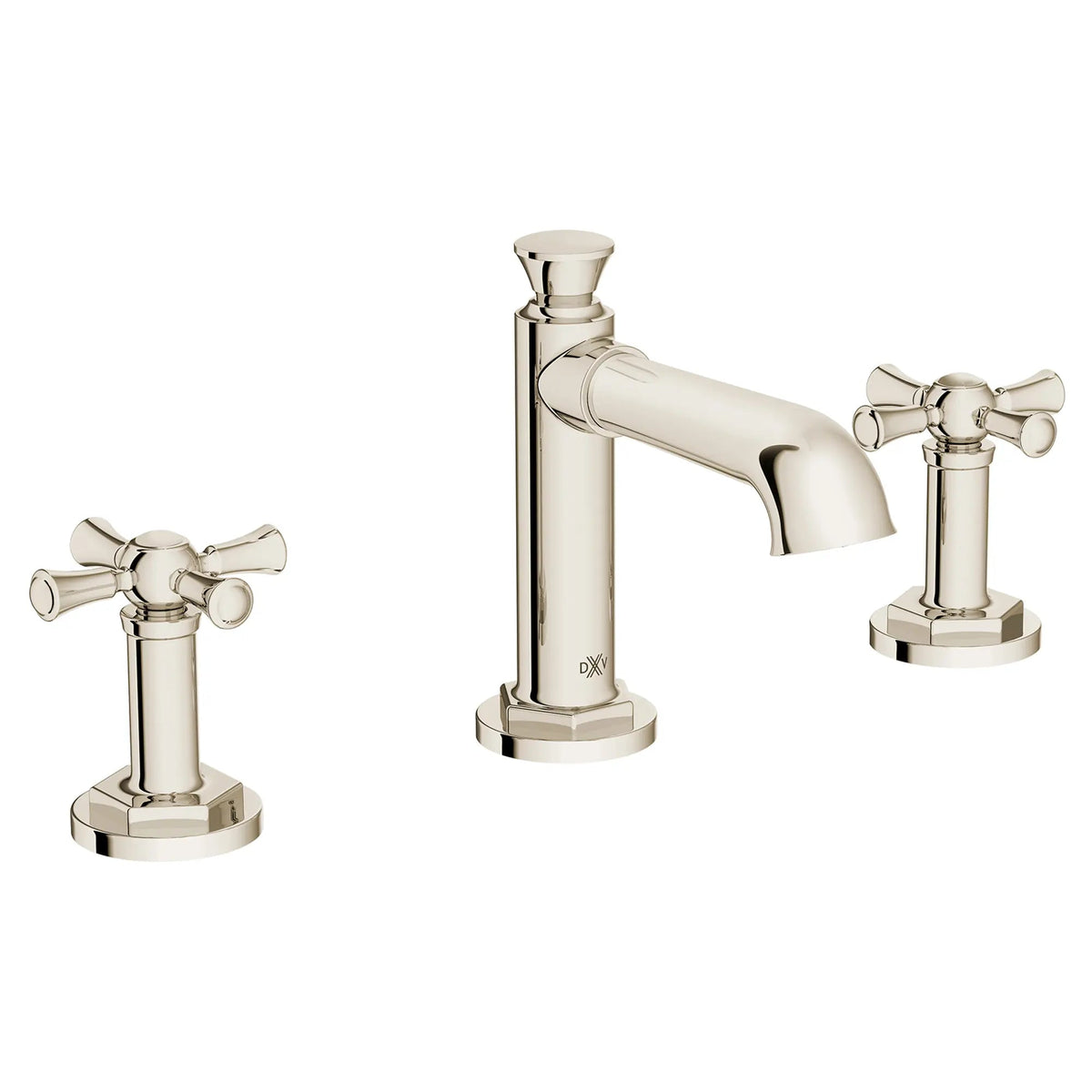 DXV High Spout Widespread With Cross Handles in Platinum Nickel (D35155840.150) - view 3