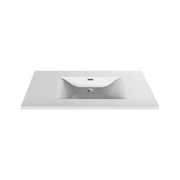 Rubi Make-Up Single Middle Basin White Gloss RMP1000CBL