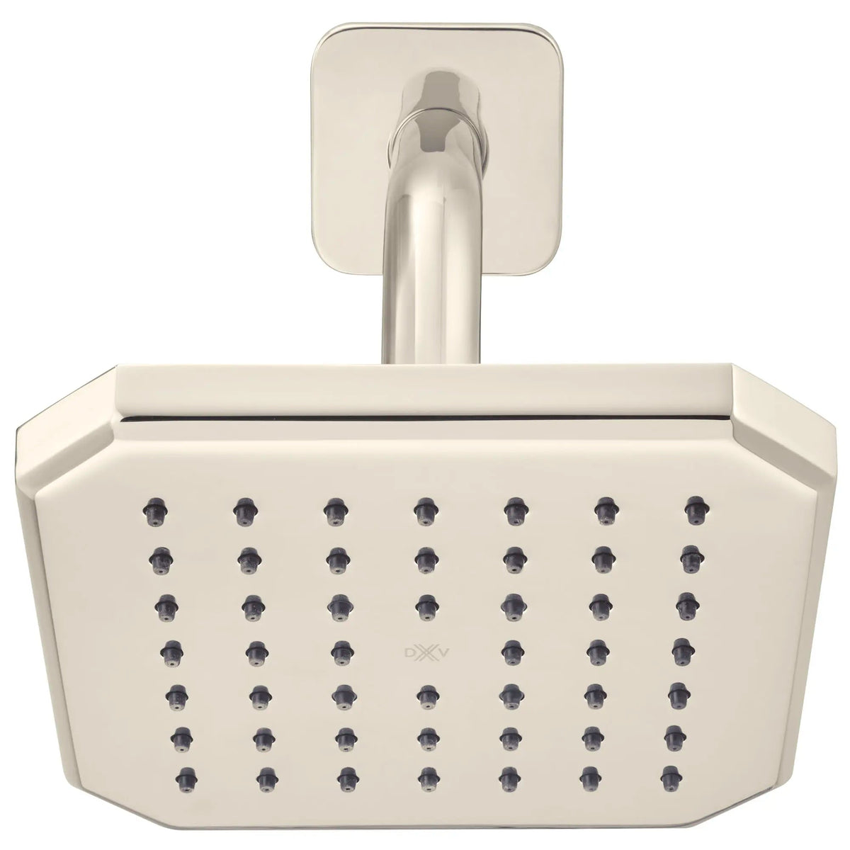 DXV Belshire Single Function 6 in. Square Showerhead in Platinum Nickel (D35170106.150)