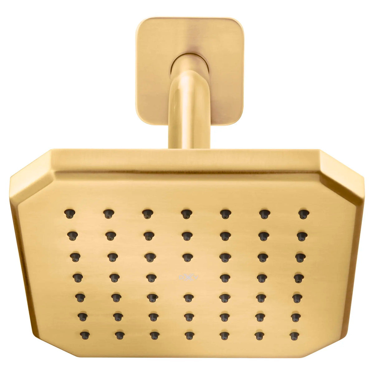 DXV Belshire Single Function 6 in. Square Showerhead in Satin Brass (D35170106.427)