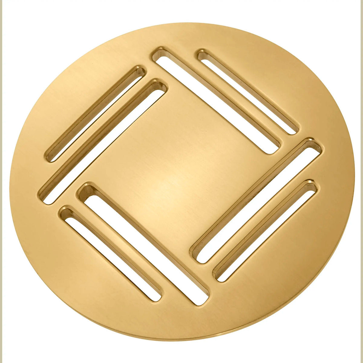 DXV Belshire Grid Drain in Satin Brass (D35170460.427)